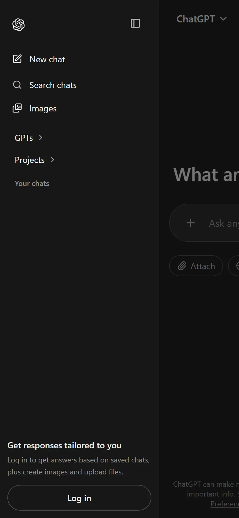 ChatGPT UI Replica on a phone