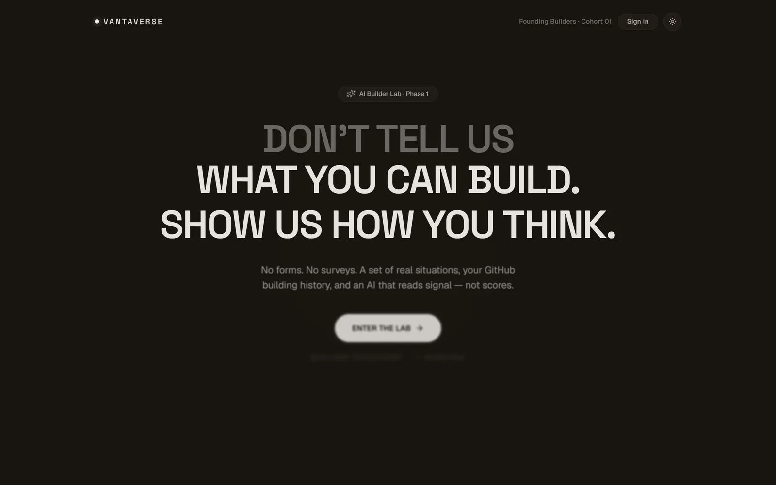 AI Builder Lab screenshot