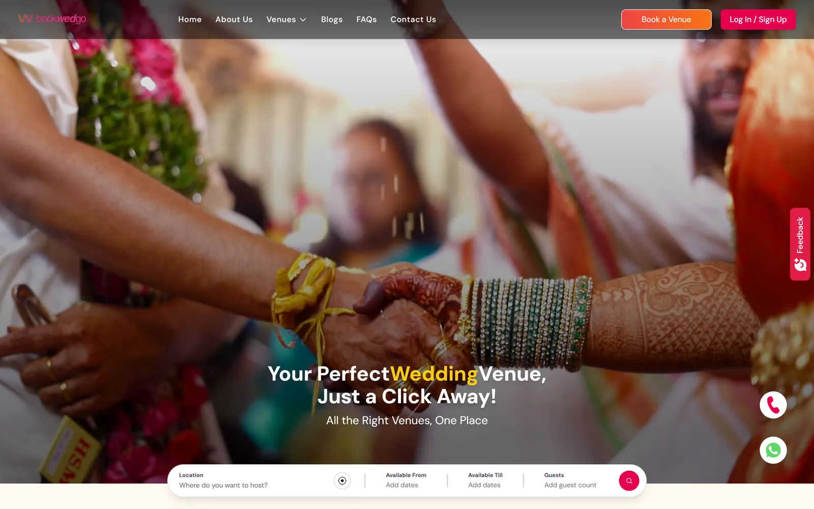 BookWedGo screenshot