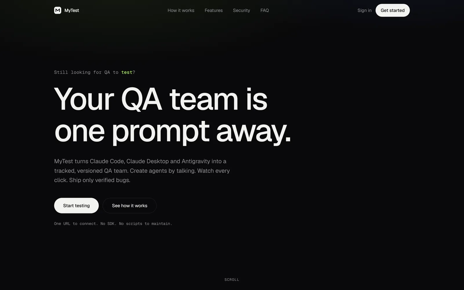 MyTest screenshot